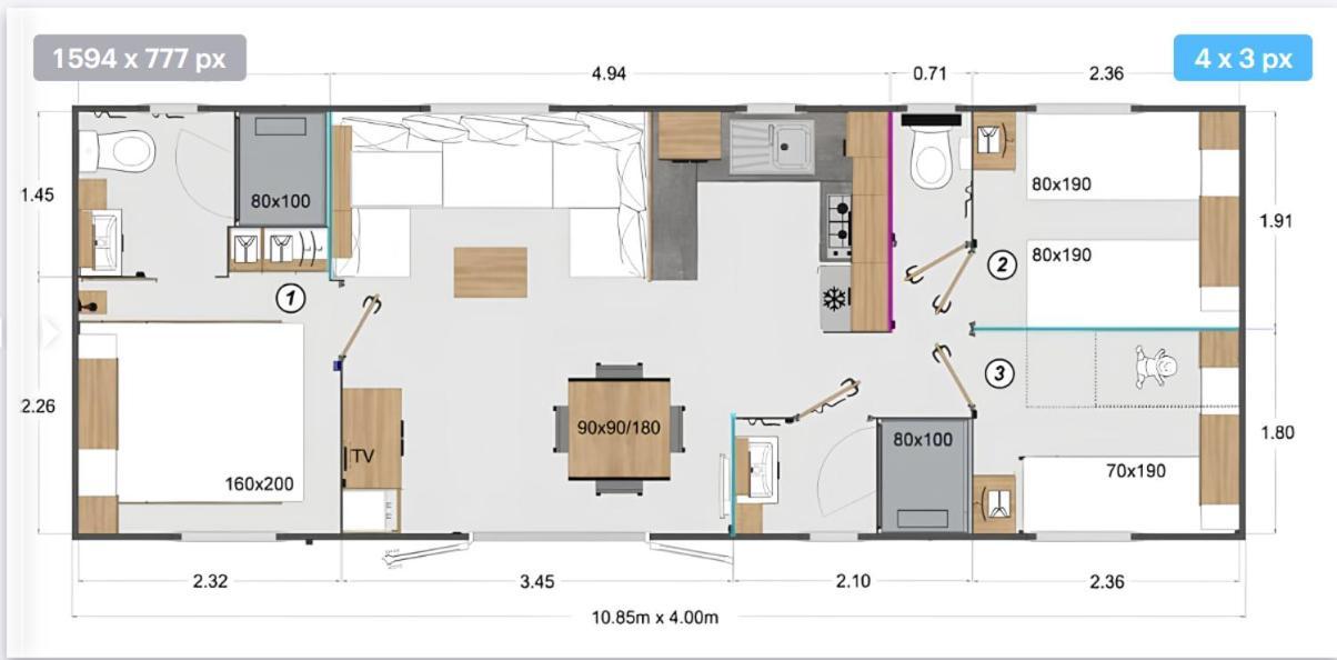 Bienvenue Chez Nous Apartment Saint-Julien-en-Born Exterior photo